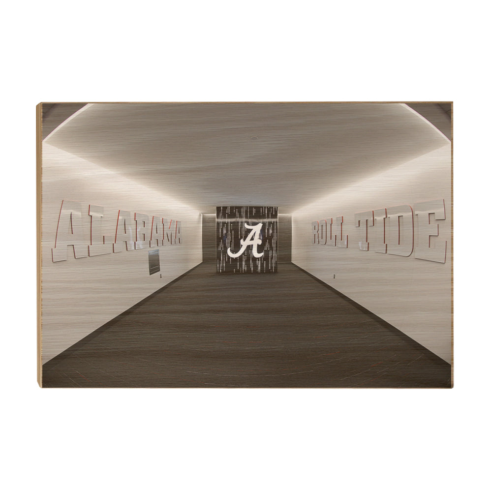 Alabama Crimson Tide - Enter the Locker Room - College Wall Art #Canvas