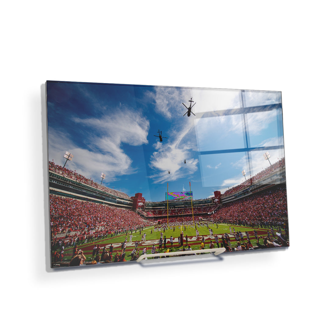 Arkansas Razorbacks - Razorback Stadium - College Wall Art #Canvas