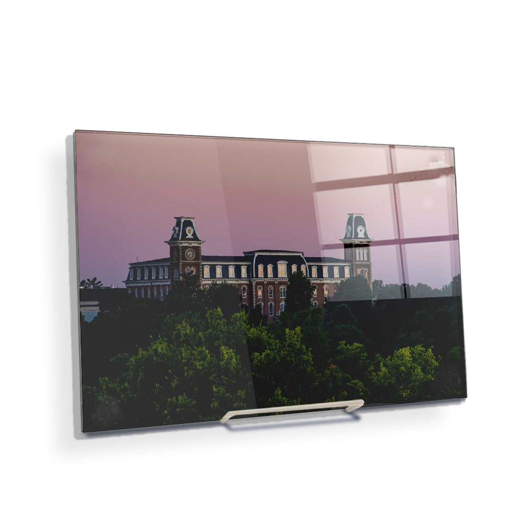 Arkansas Razorbacks - Old Main Sunrise - College Wall Art #Canvas