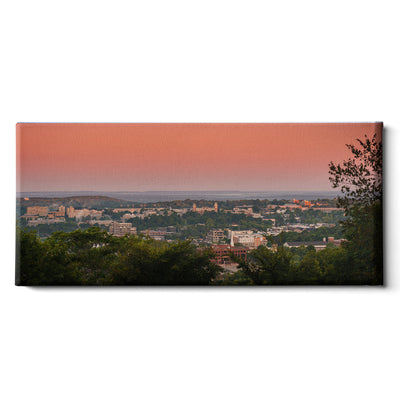 Arkansas Razorbacks - Mount Sequoyah Sunrise - College Wall Art #Canvas