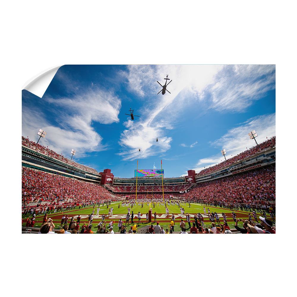 Arkansas Razorbacks - Razorback Stadium - College Wall Art #Canvas