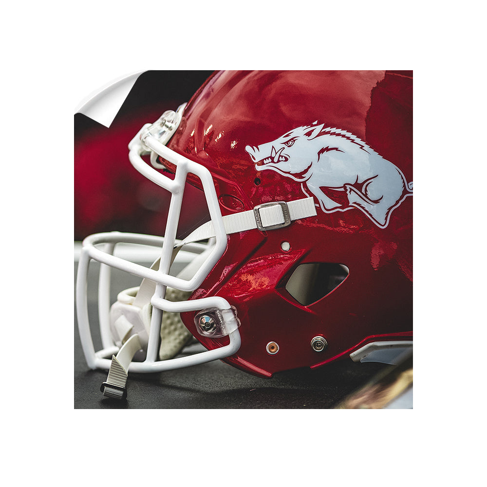 Arkansas Razorbacks - Razorback Helmet - College Wall Art #Canvas