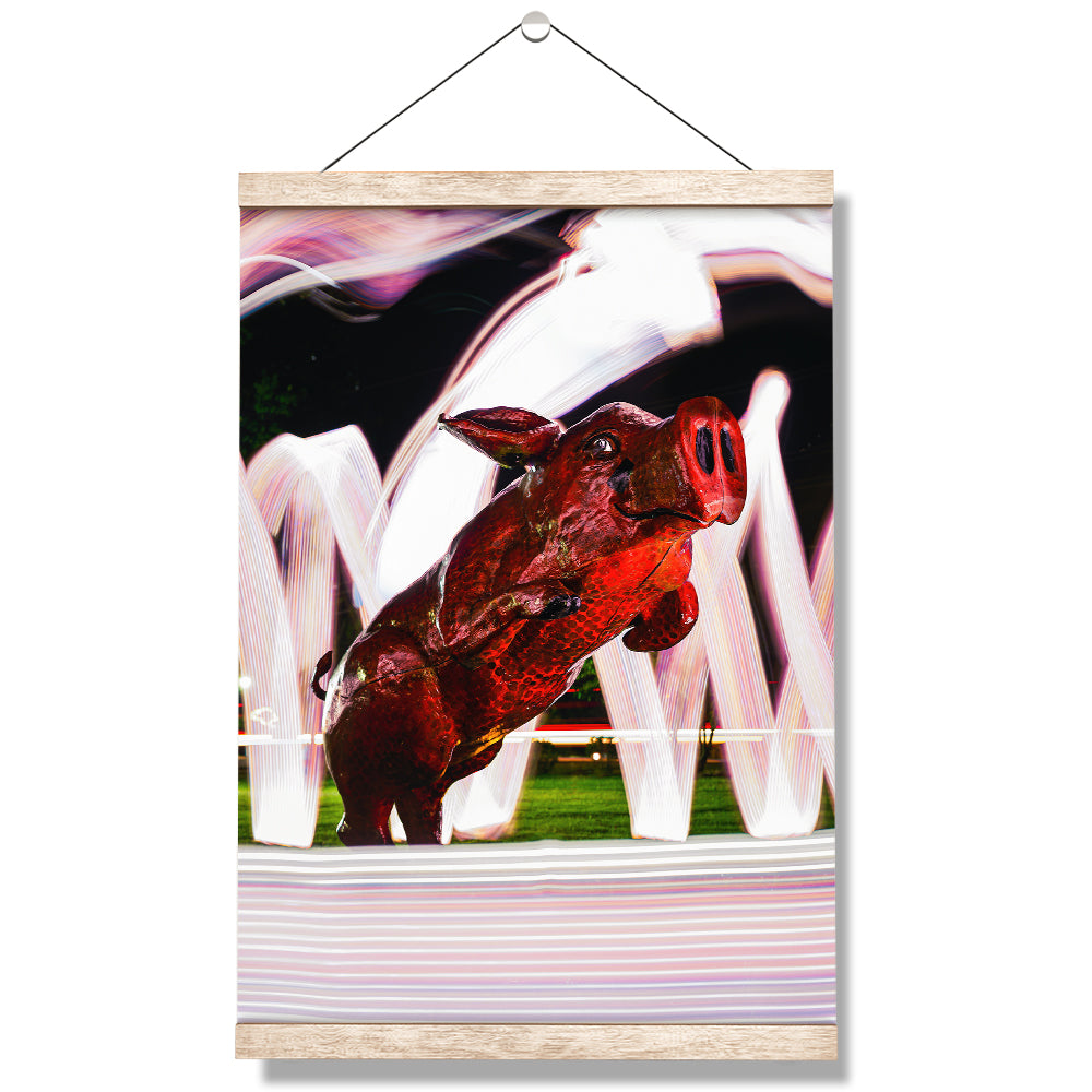Arkansas Razorbacks - Fayetteville Hog - College Wall Art #Canvas