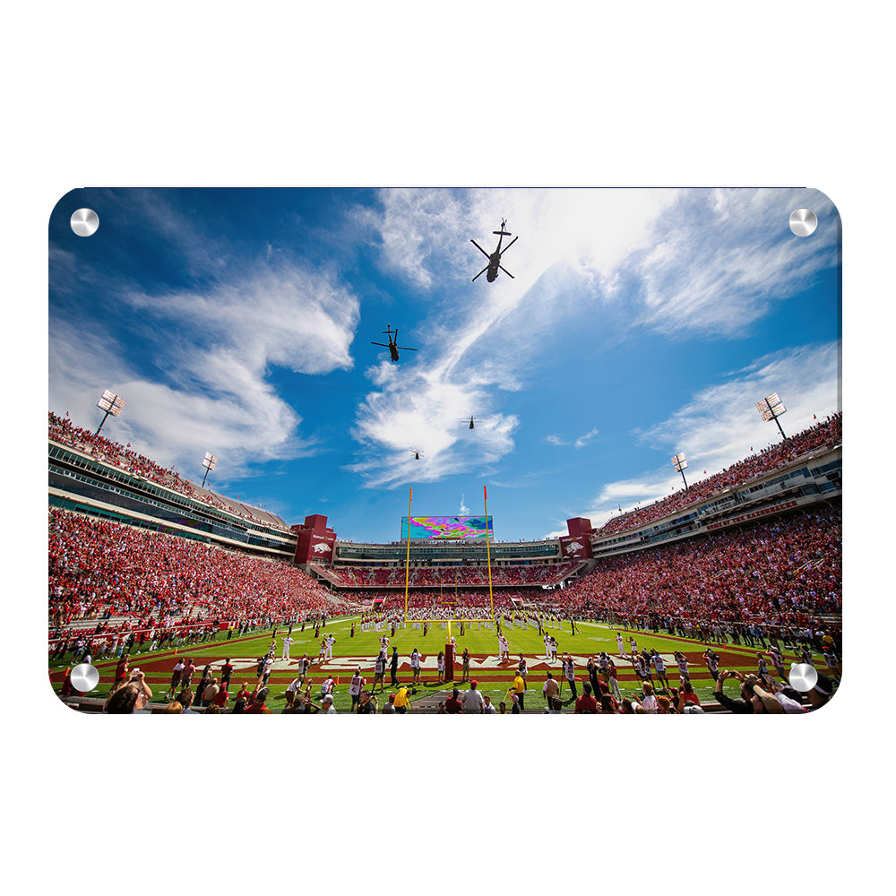 Arkansas Razorbacks - Razorback Stadium - College Wall Art #Canvas
