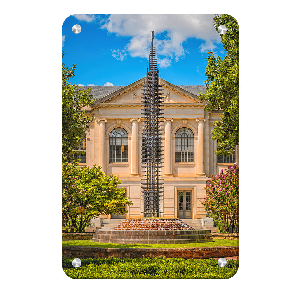 Arkansas Razorbacks - Fulbright Peace Fountain - College Wall Art #Canvas