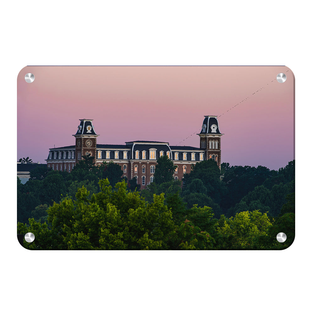 Arkansas Razorbacks - Old Main Sunrise - College Wall Art #Canvas