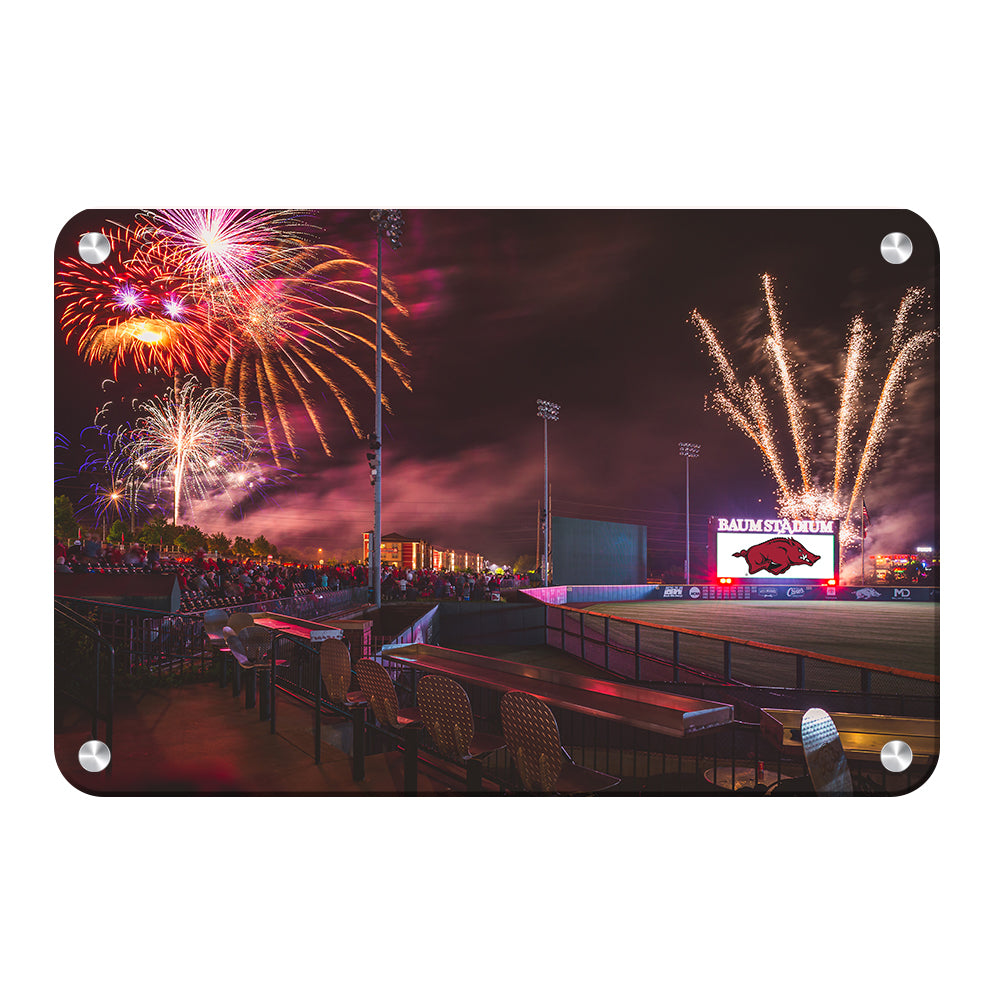 Arkansas Razorbacks - Baum Walker Stadium - College Wall Art #Canvas