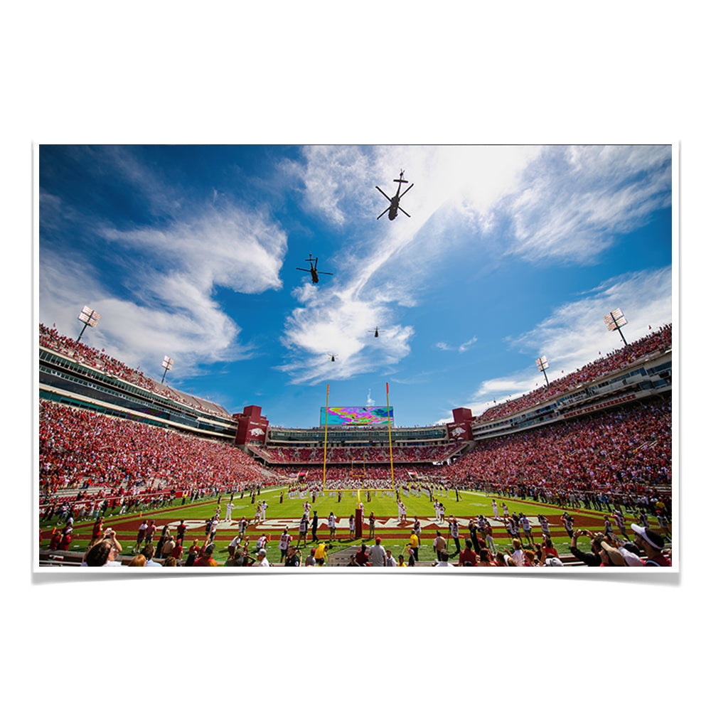Arkansas Razorbacks - Razorback Stadium - College Wall Art #Canvas