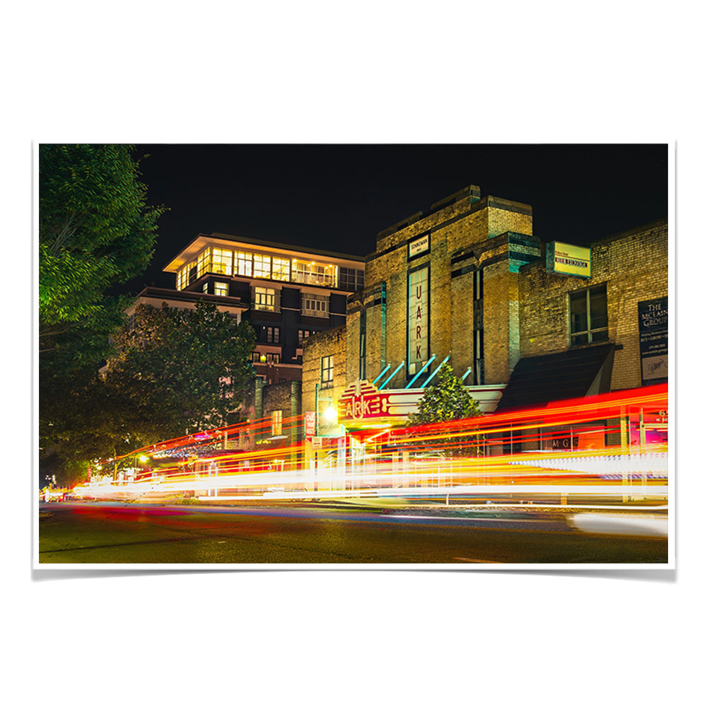 Arkansas Razorbacks - Dickson Street - College Wall Art #Canvas