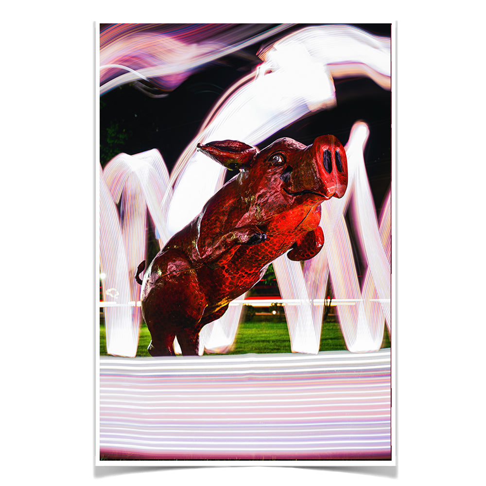 Arkansas Razorbacks - Fayetteville Hog - College Wall Art #Canvas