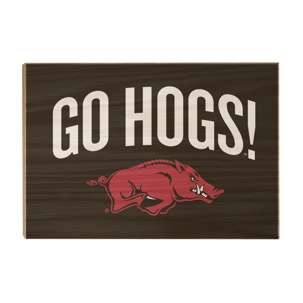 Arkansas Razorbacks - Go Hogs - College Wall Art #Canvas