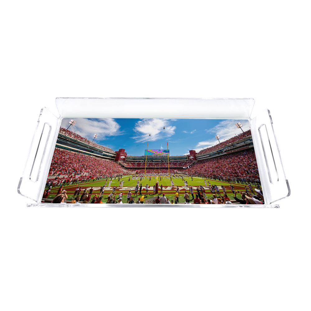 Arkansas Razorbacks - Razorback Stadium Decorative Tray