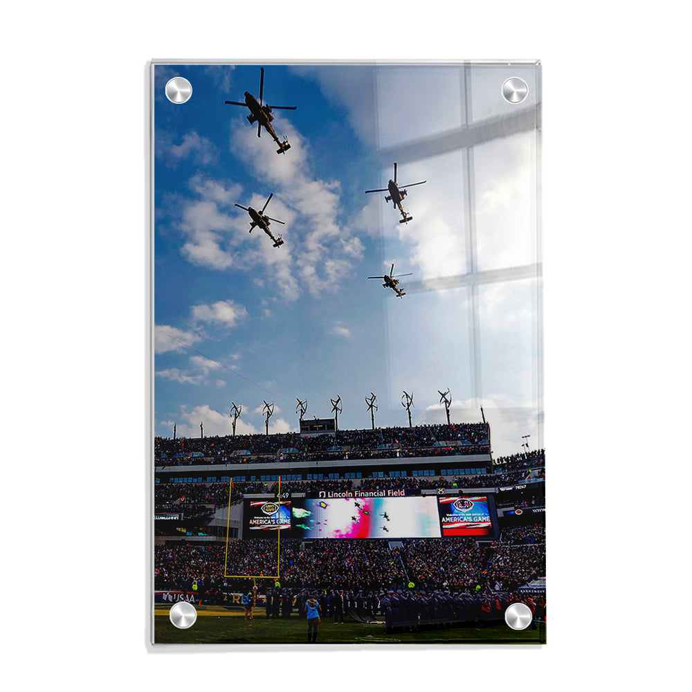 Army West Point Black Knights - Army Fly Over - College Wall Art #Canvas