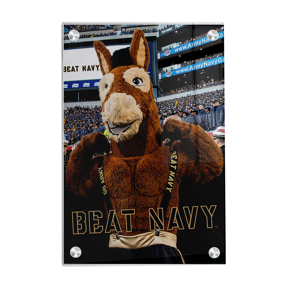 Army West Point Black Knights - Beat Navy Mule - College Wall Art #Canvas