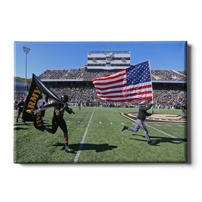 Army West Point Black Knights - Old Glory - College Wall Art #Canvas