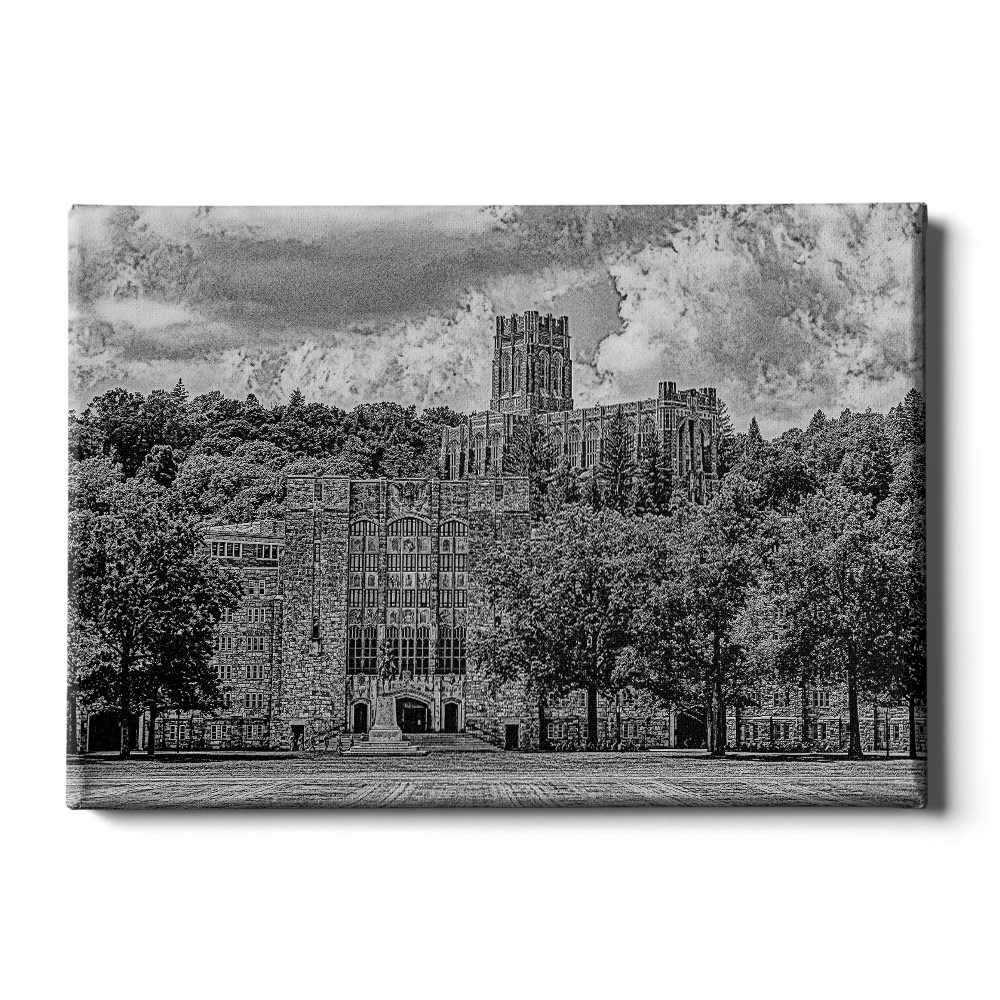 Army West Point Black Knights - West Point Ink Sketch - College Wall Art #Canvas