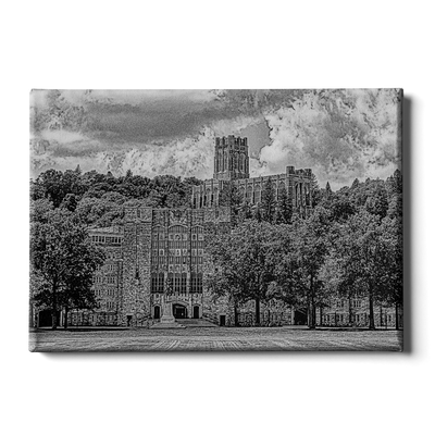 Army West Point Black Knights - West Point Ink Sketch - College Wall Art #Canvas