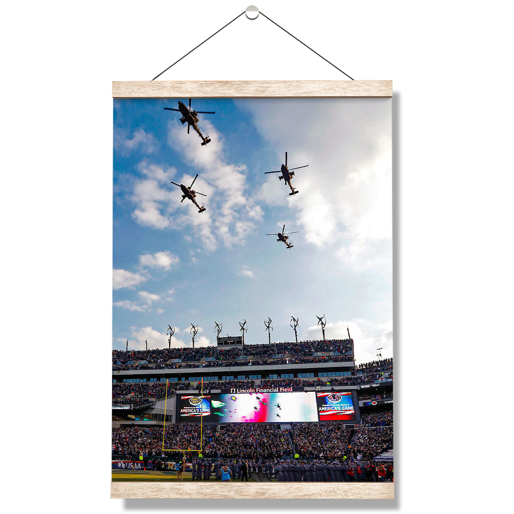 Army West Point Black Knights - Army Fly Over - College Wall Art #Canvas