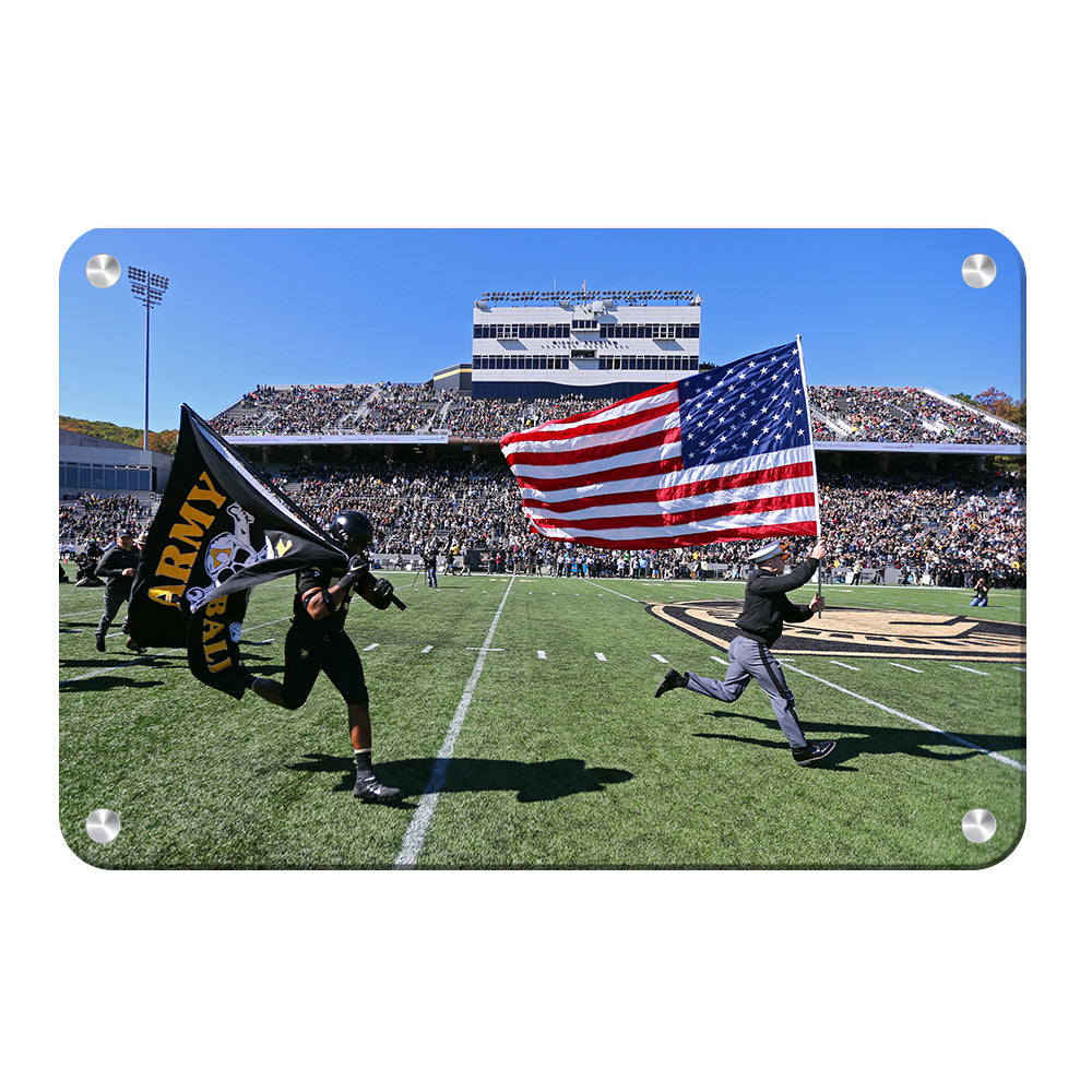 Army West Point Black Knights - Old Glory - College Wall Art #Canvas