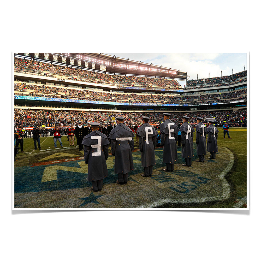 Army West Point Black Knights - 3-Peat! - College Wall Art #Canvas