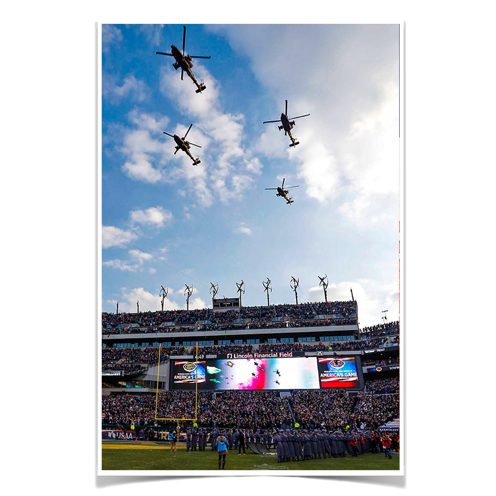 Army West Point Black Knights - Army Fly Over - College Wall Art #Canvas