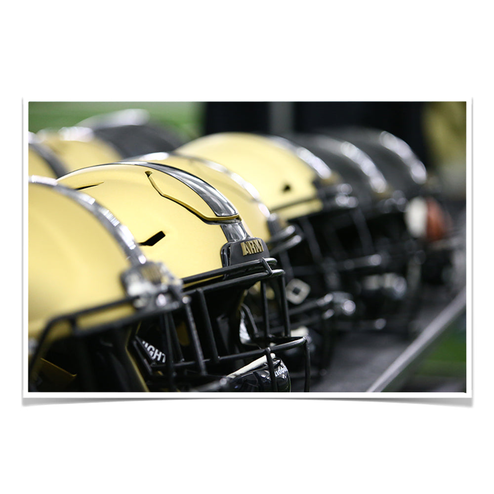 Army West Point Black Knights - Army Helmets - College Wall Art #Canvas