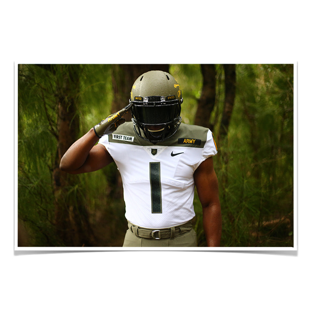 Army West Point Black Knights - Salute Army Green - College Wall Art #Canvas