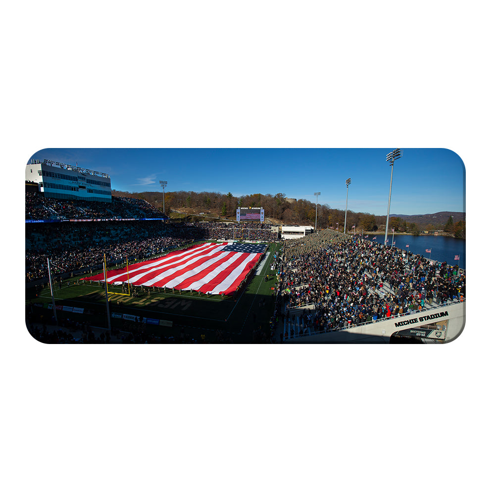 Army West Point Black Knights - Michie Stadium Stars and Stripes Pano - College Wall Art #Canvas