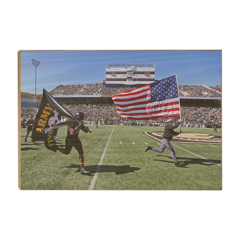 Army West Point Black Knights - Old Glory - College Wall Art #Canvas