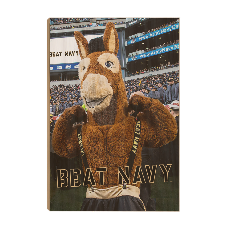 Army West Point Black Knights - Beat Navy Mule - College Wall Art #Canvas