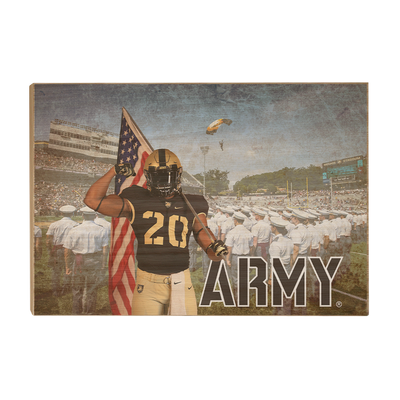 Army West Point Black Knights - Army Pride - College Wall Art #Wood