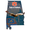 Auburn Tigers - State of Auburn 2 Layers Dimensional Wall Art - College Wall Art#Dimensional