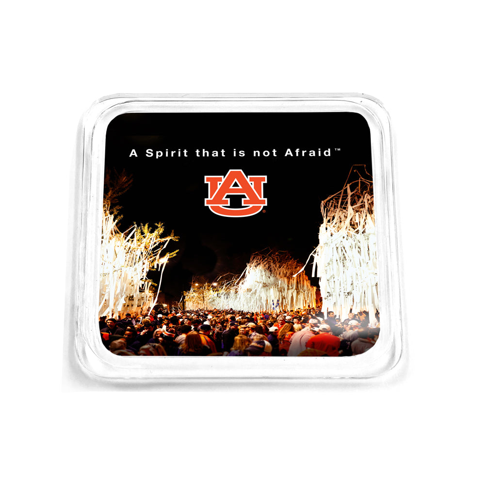 Auburn Tigers - A Spirit That Is Not Afraid Drink Coaster
