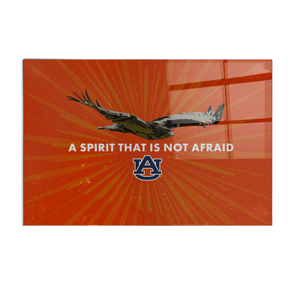 Auburn Tigers - Retro A Spirit that is not afraid - College Wall Art #Canvas
