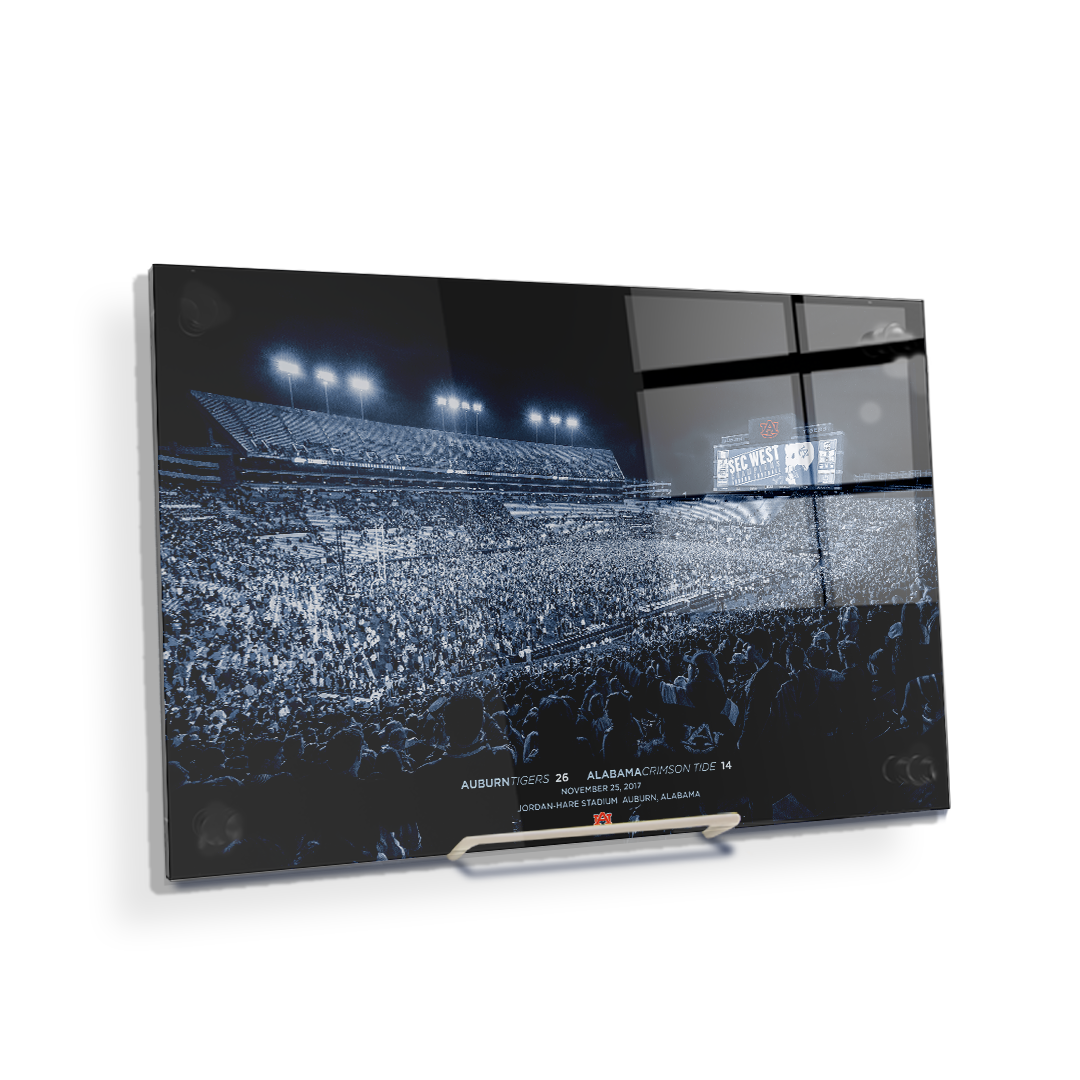 Auburn Tigers - SEC West Champions Monotone - College Wall Art#Canvas