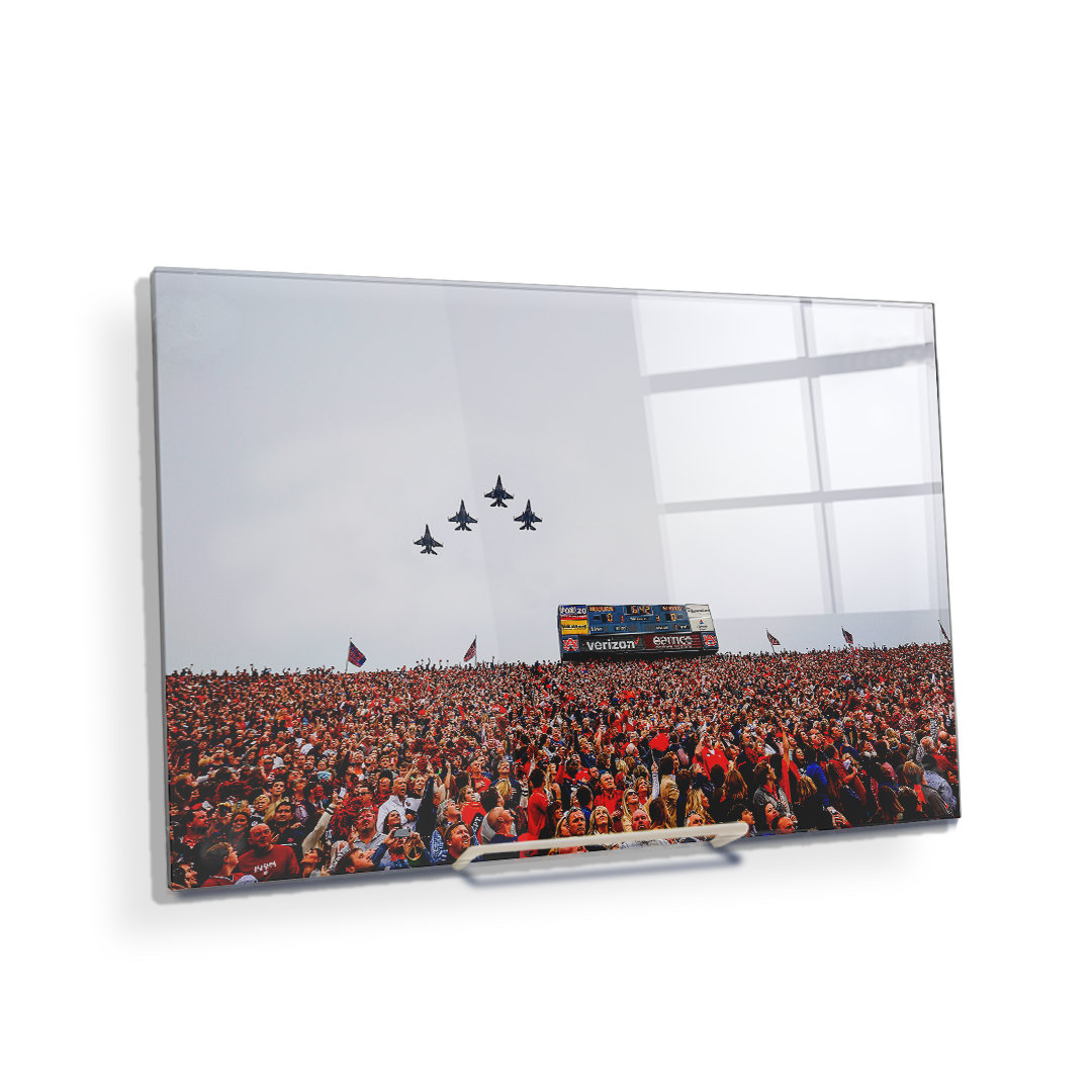 Auburn Tigers - Iron Bowl Fly Over - College Wall Art#Canvas