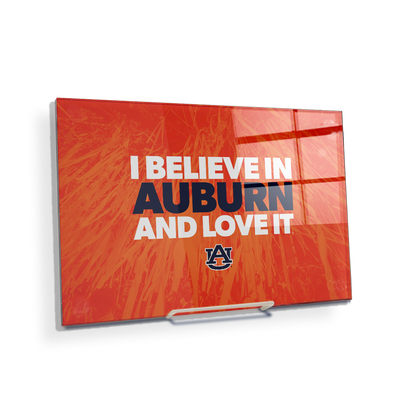 Auburn Tigers - I Believe in Auburn - College Wall Art#Acrylic Mini