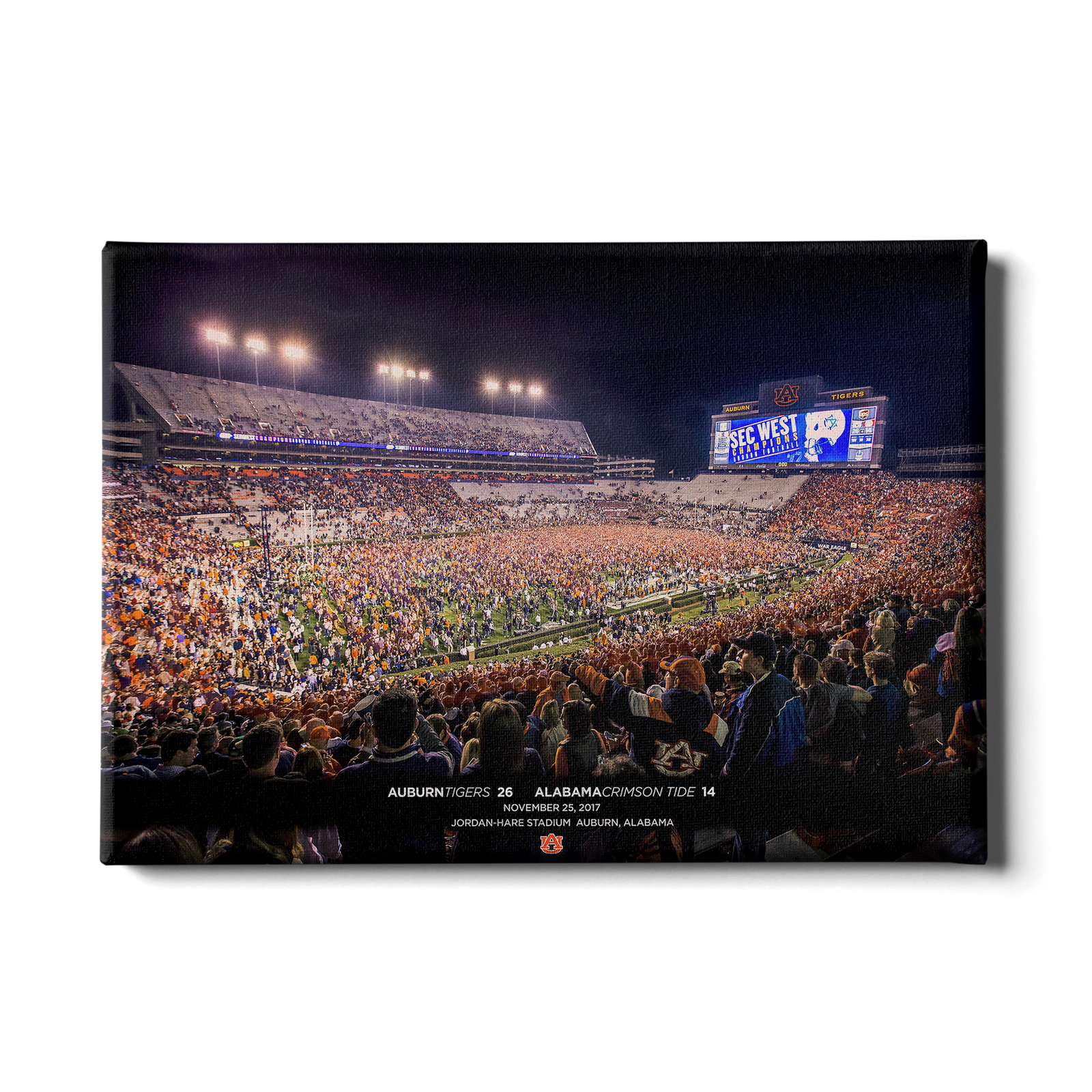 Auburn Tigers - SEC West Champions - College Wall Art#Canvas
