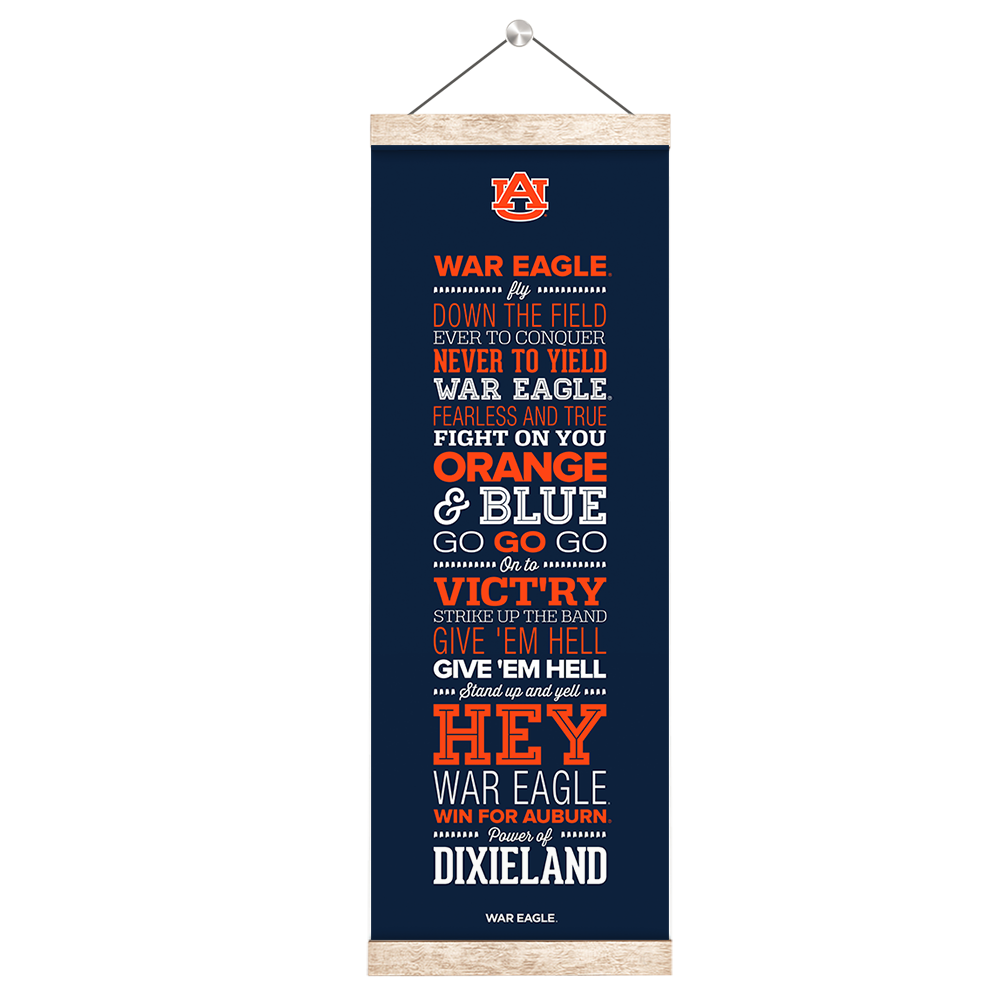 Auburn Tigers - Auburn War Eagle - College Wall Art#Canvas
