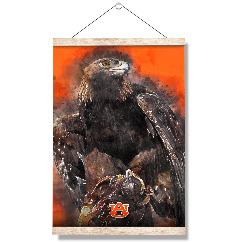 Auburn Tigers - War Eagle Paint - College Wall Art#Canvas