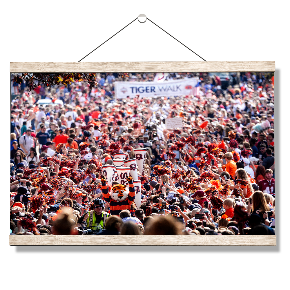 Auburn Tigers - Tiger Walk - College Wall Art#Canvas