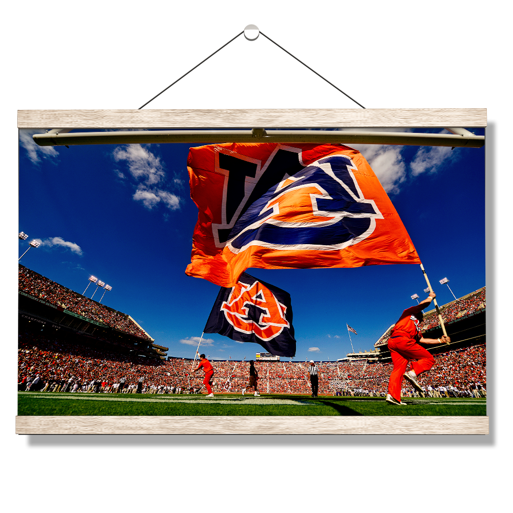 Auburn Tigers - Cheer Flags - College Wall Art#Canvas