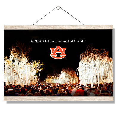 Auburn Tigers - A Spirit That Is Not Afraid - College Wall Art#Hanging Canvas