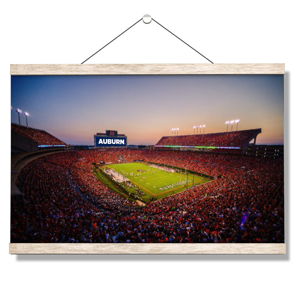 Auburn Tigers - Auburn's Jordan Hare Stadium - College Wall Art #Canavas