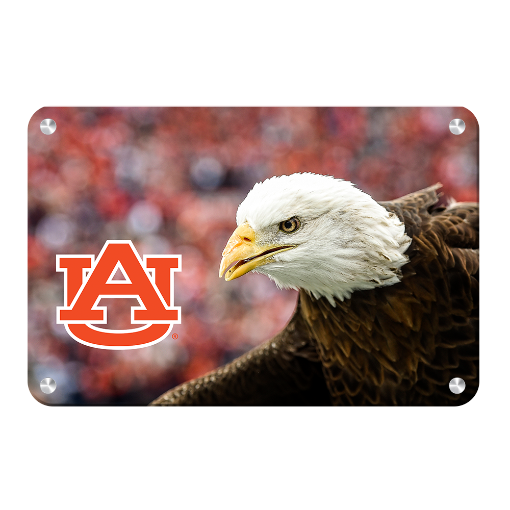 Auburn Tigers - War Eagle Up Close - College Wall Art#Metal