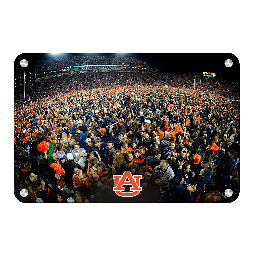 Auburn Tigers - Iron Bowl Storm the Field - College Wall Art#Metal
