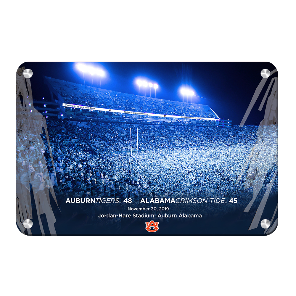 Auburn Tigers - Iron Bowl Win - College Wall Art#Canvas