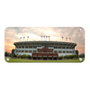 Auburn Tigers - Sunset at Jordan-Hare Panoramic - College Wall Art #Metal