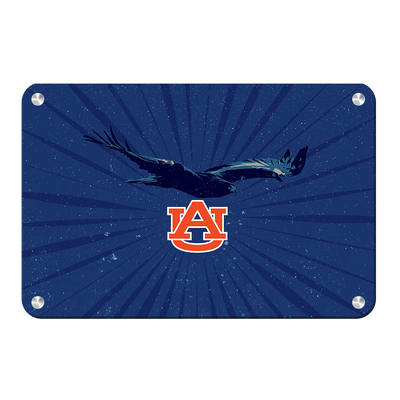 Auburn Tigers - Retro Auburn War Eagle - College Wall Art #Metal