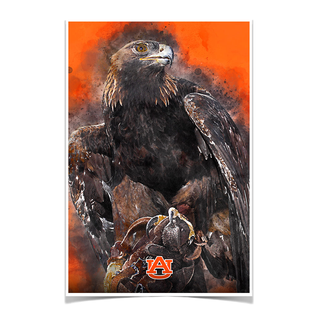 Auburn Tigers - War Eagle Paint - College Wall Art#Canvas